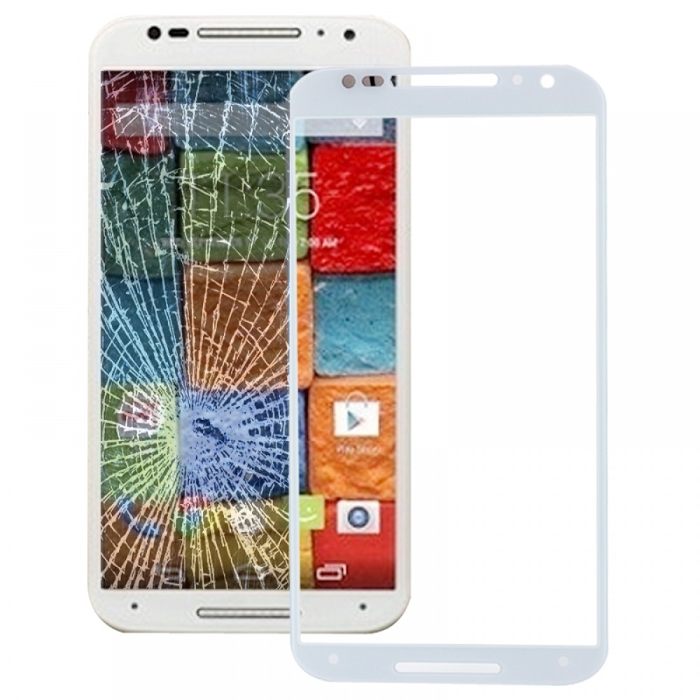 Front Screen Outer Glass Lens for Motorola Moto X(2nd Gen.)(White) Other Replacement Parts Motorola Moto X (2nd Gen.)